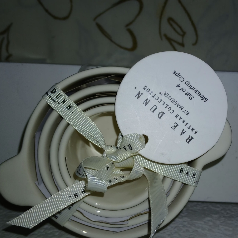 Rae Dunn White Stacking Measuring Cups - Picture 3 of 4